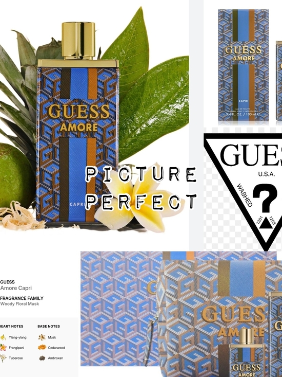 Guess Accessories - GUESS Amore Capri Fragrance - Blue & Brown Bottle Gift Set